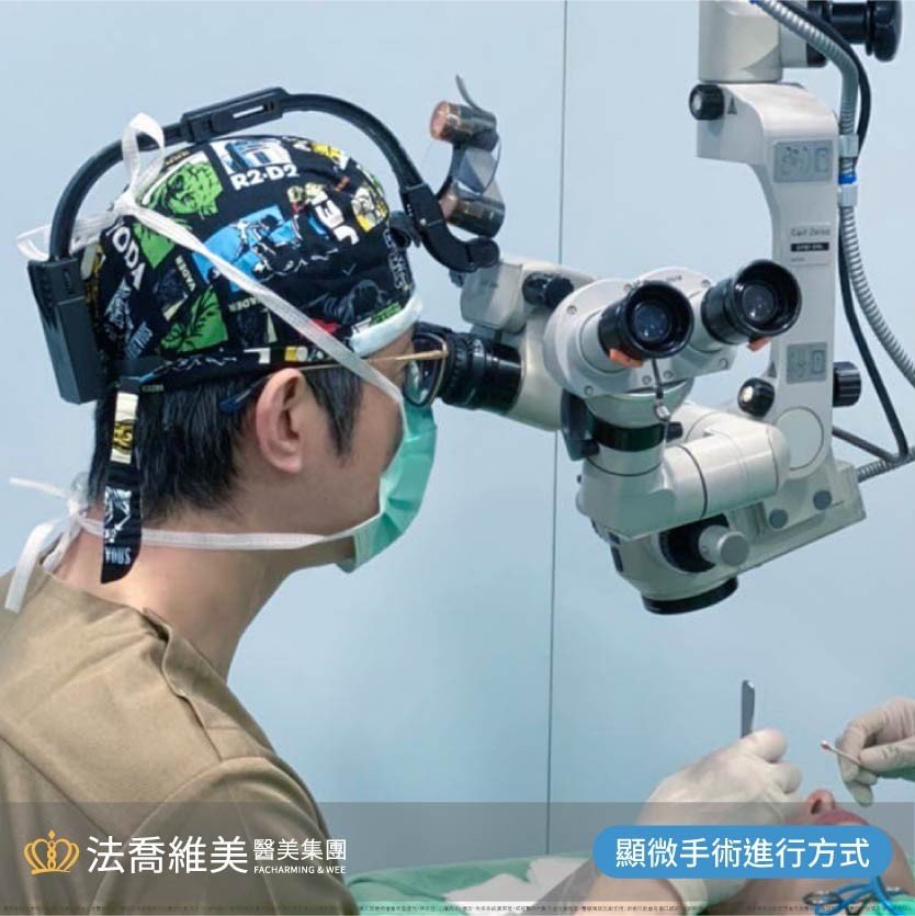 顯微鏡手術進行方式